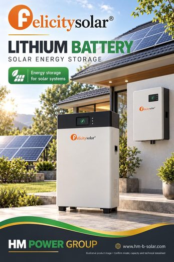 Felicity Solar lithium battery for solar energy storage